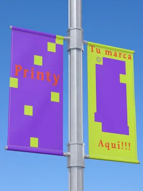 Pole banner